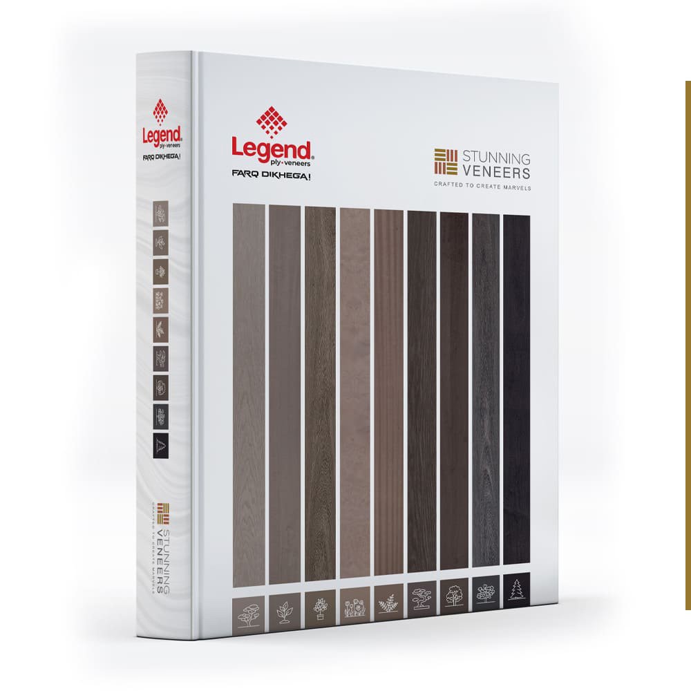 Dyed Veneer Folder (Clip) - Front