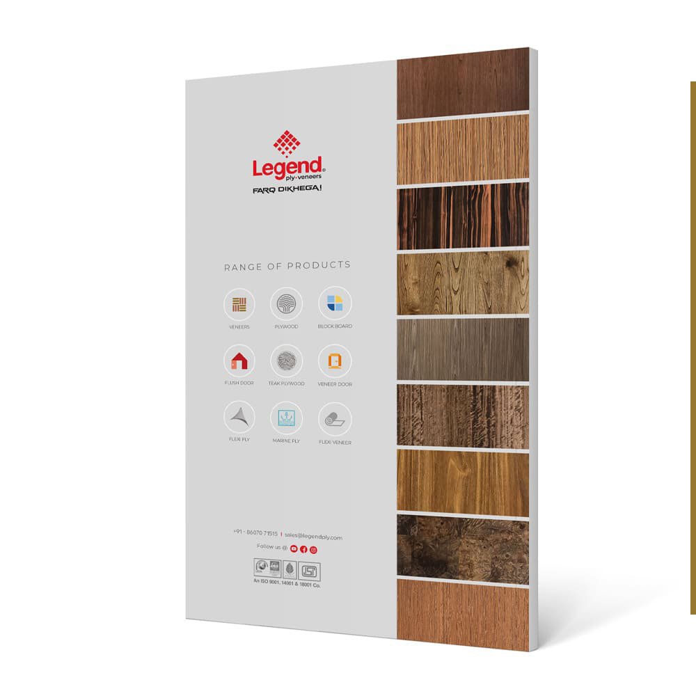 Vista Veneer Folder - Back