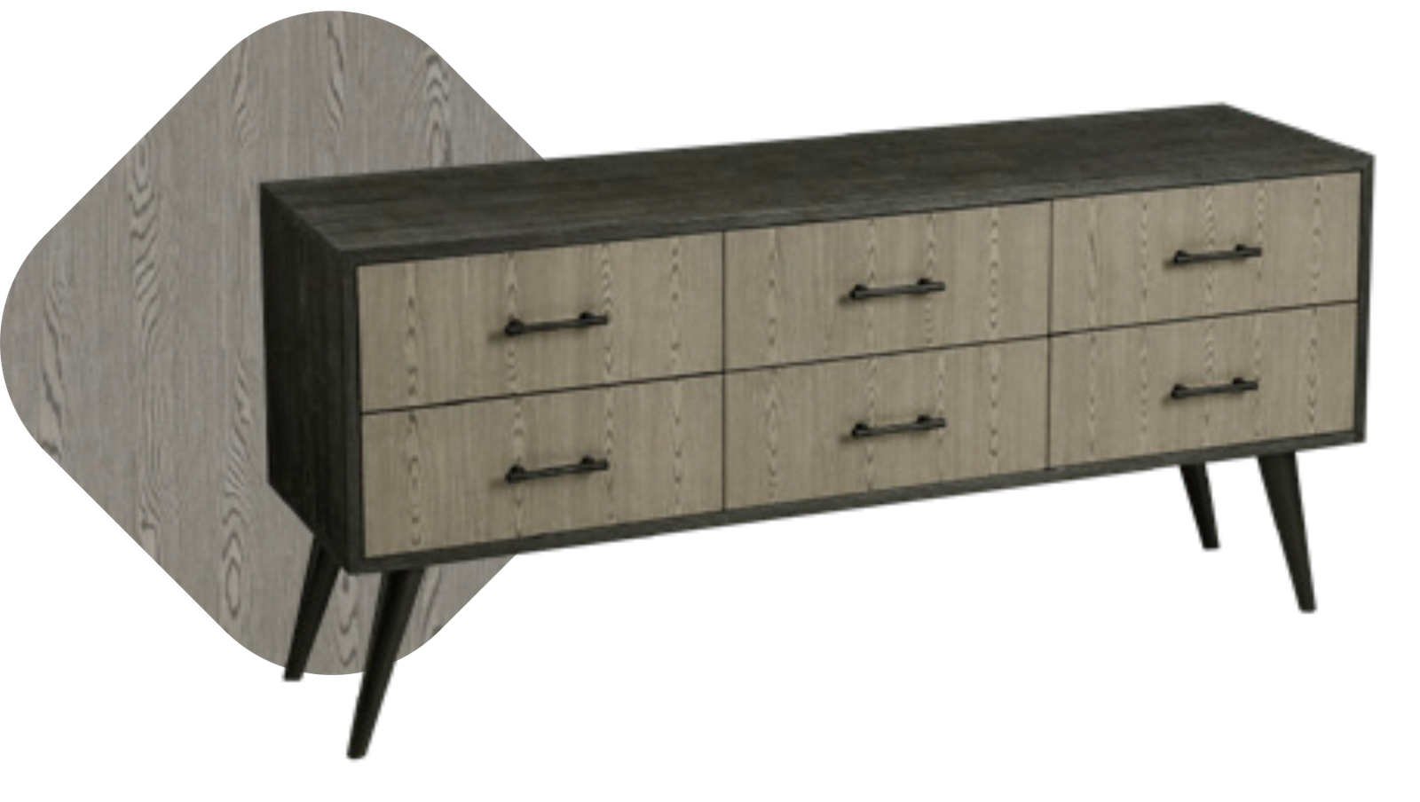Lignum veneer cabinet sample
